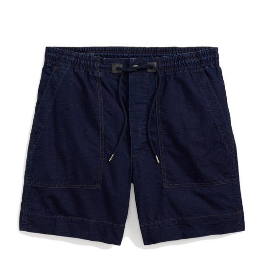 RRL by Ralph Lauren Indigo Ripstop Field Short Ainsworth Wash - The Sporting Lodge