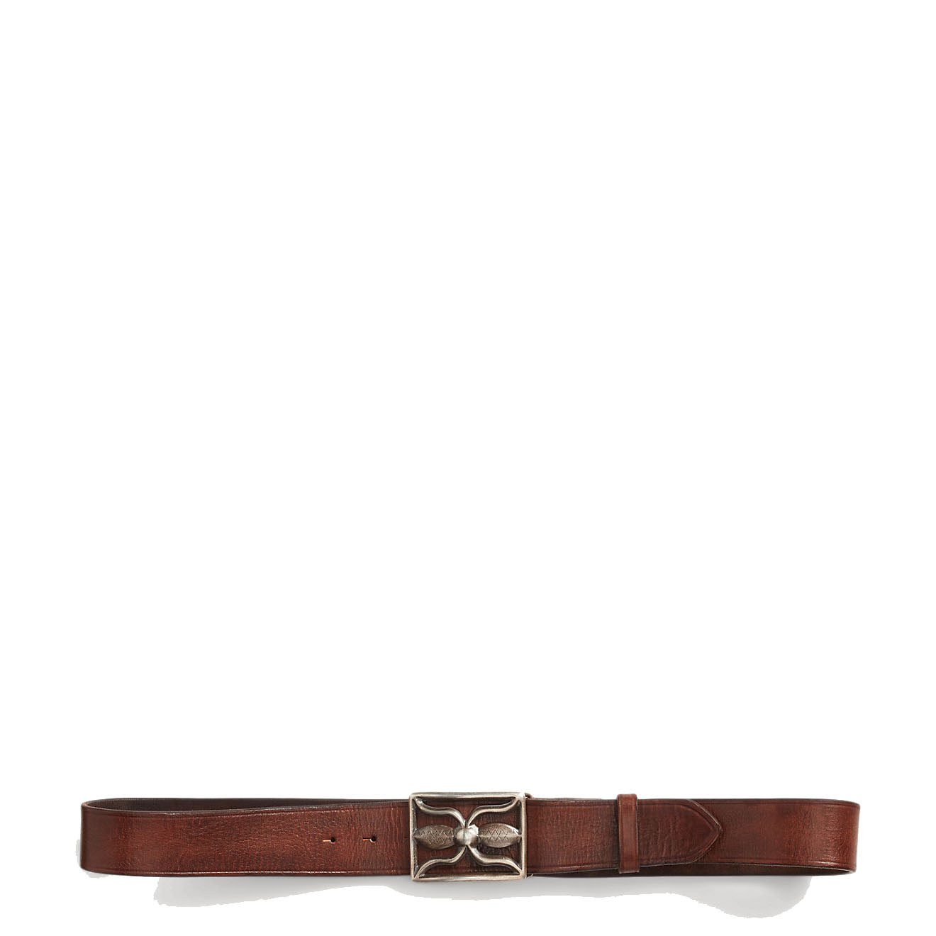RRL by Ralph Lauren Leather Belt Vintage Brown - The Sporting Lodge