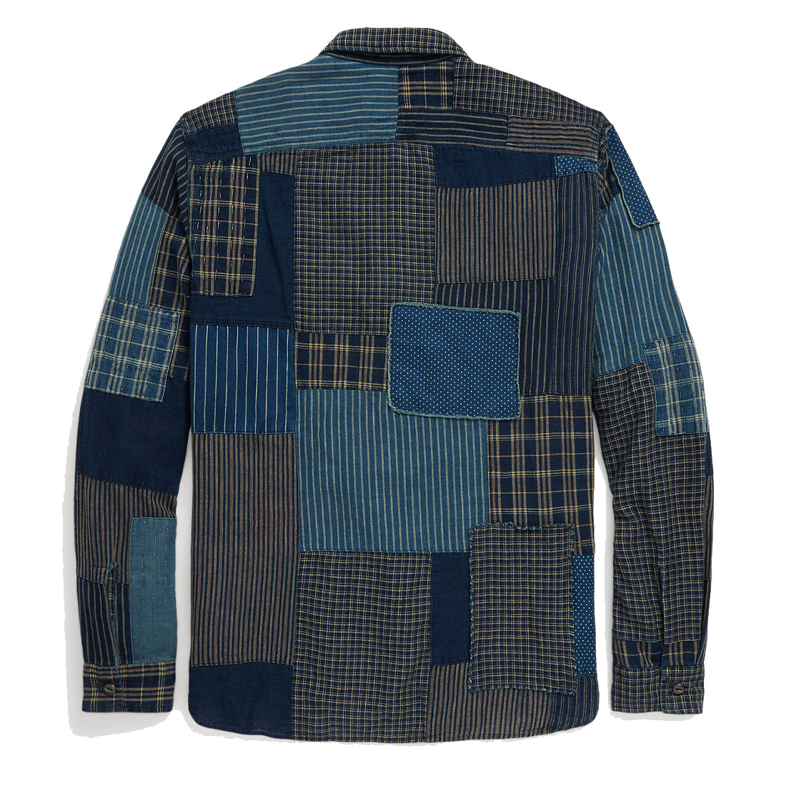 RRL by Ralph Lauren Limited-Edition Patchwork Workshirt Indigo 