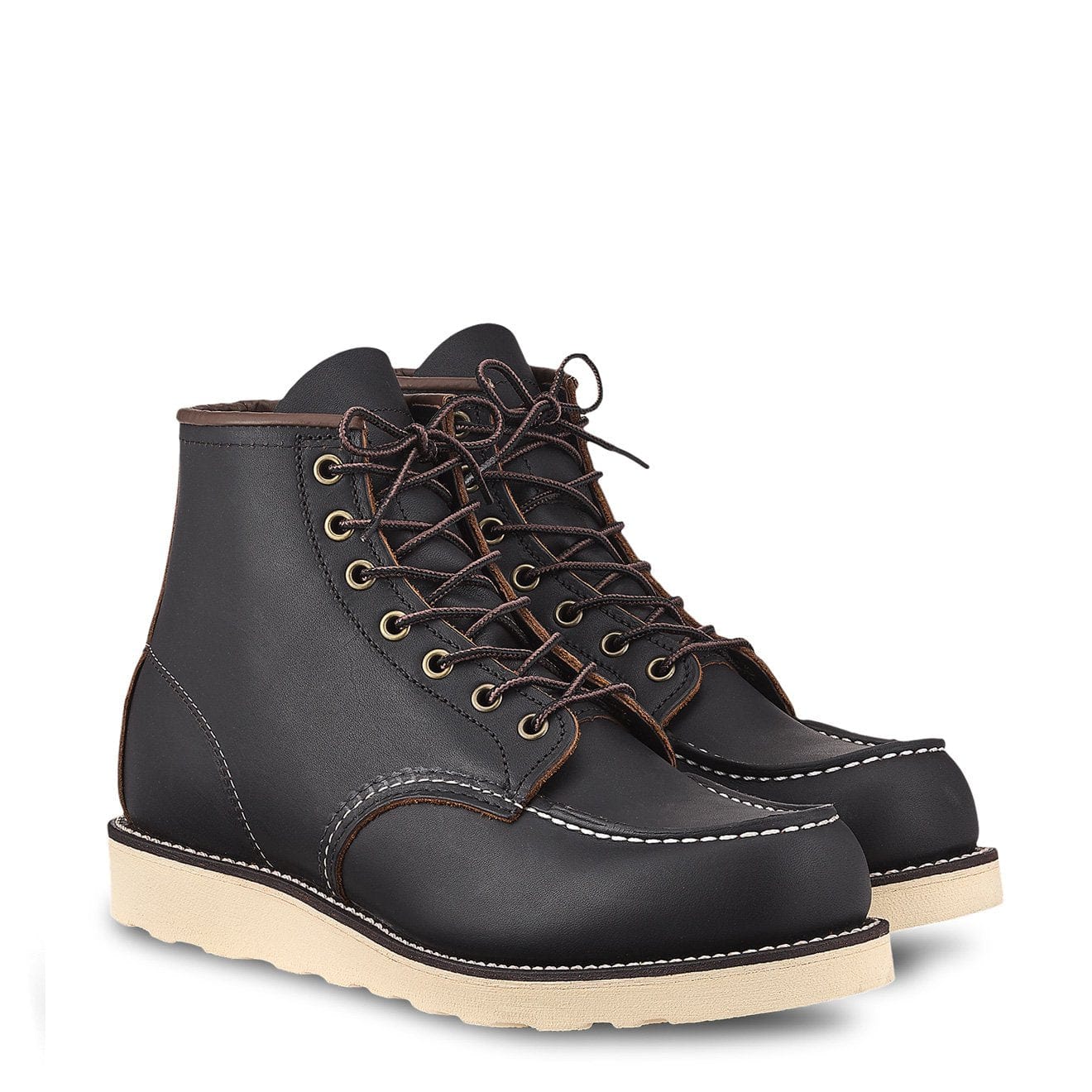 Red Wing 6-inch Classic Moc Boot Black Prairie - The Sporting Lodge
