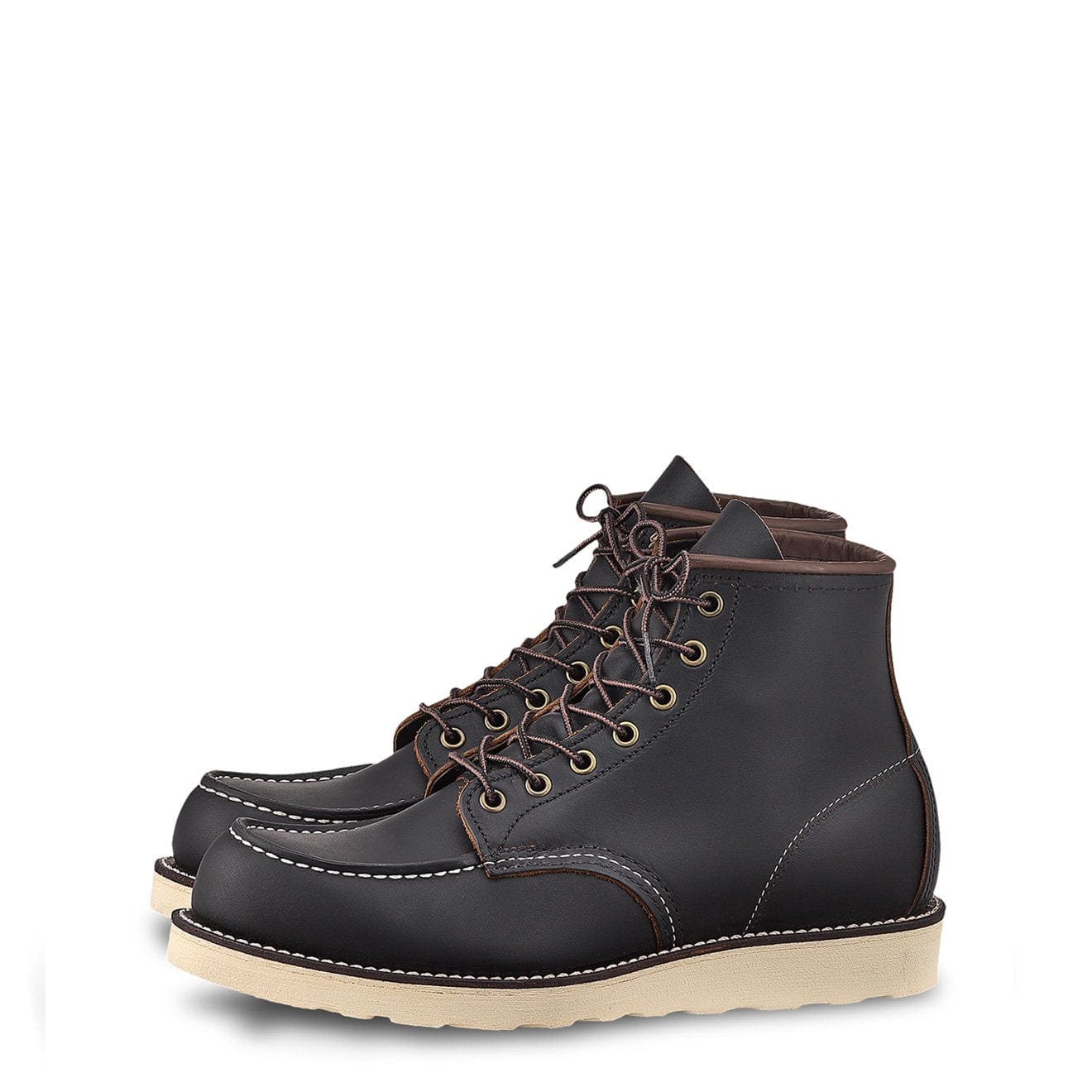 Red Wing 6-inch Classic Moc Boot Black Prairie - The Sporting Lodge