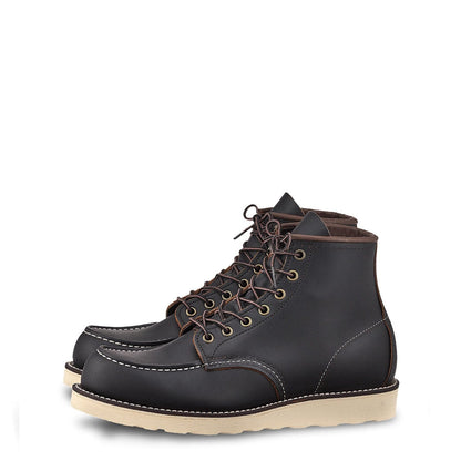 Red Wing 6-inch Classic Moc Boot Black Prairie - The Sporting Lodge