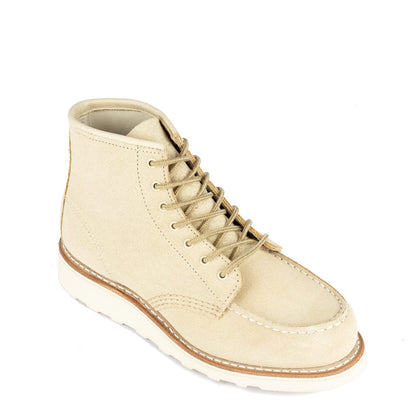 Red Wing Womens 6-Inch Moc Toe Boot Cream Abeline - The Sporting Lodge