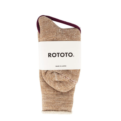 RoToTo Double Face Socks Camel - The Sporting Lodge