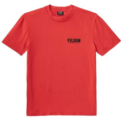 Filson S/S Lightweight Outfitter T-Shirt Red - The Sporting Lodge