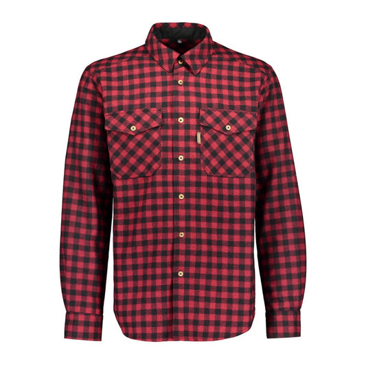Sasta Alaska Check L/S Shirt True Red - The Sporting Lodge