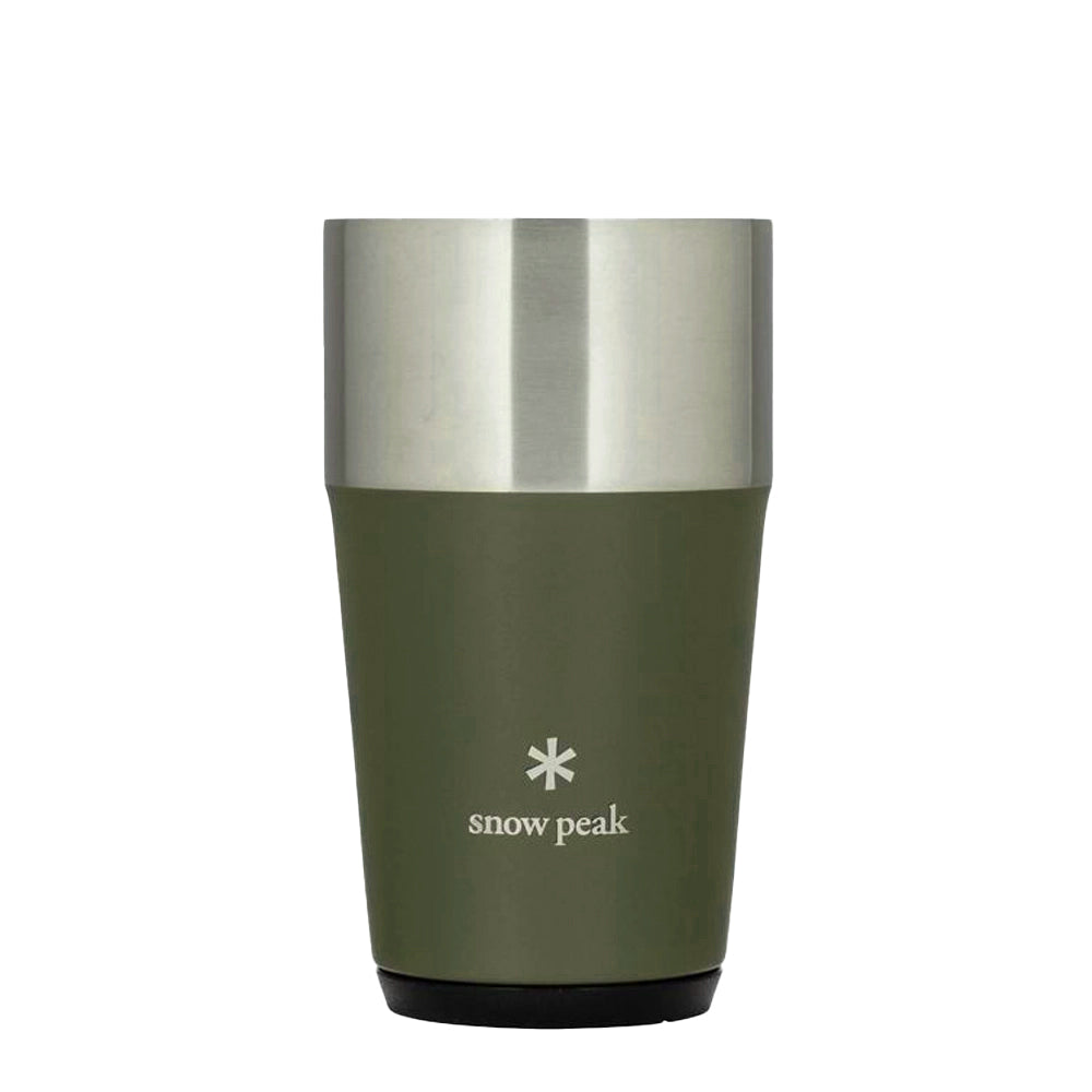 Snow Peak Shimo Tumbler 470 Olive Green - The Sporting Lodge