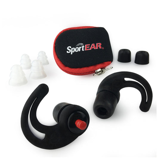 Sportear X-Pro Sport Plugz Ear Protection Black - The Sporting Lodge