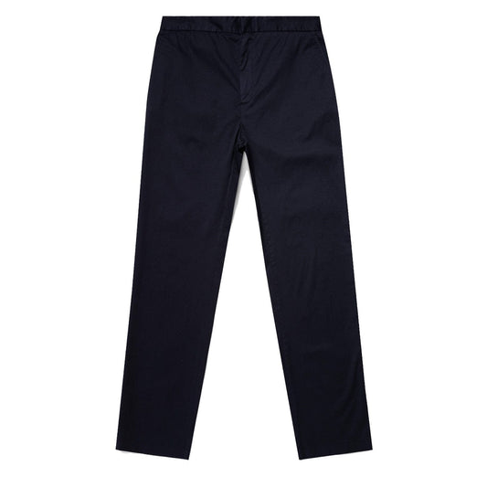 Sunspel Elasticated Waist Trouser Navy - The Sporting Lodge