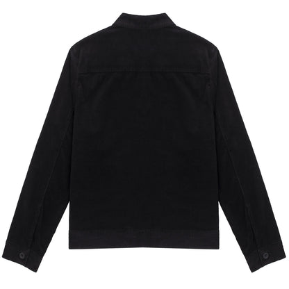 Sunspel Womens Corduroy Boxy Jacket Black - The Sporting Lodge