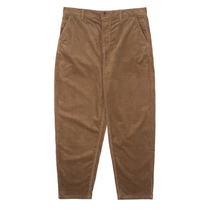 Sunspel Womens Corduroy Trousers Dark Camel - The Sporting Lodge