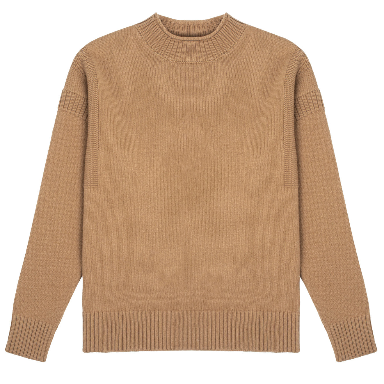 Sunspel Womens Fisherman Jumper Camel The Sporting Lodge