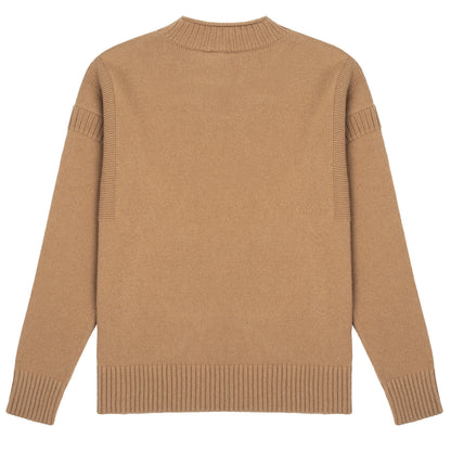 Sunspel Womens Fisherman Jumper Camel - The Sporting Lodge