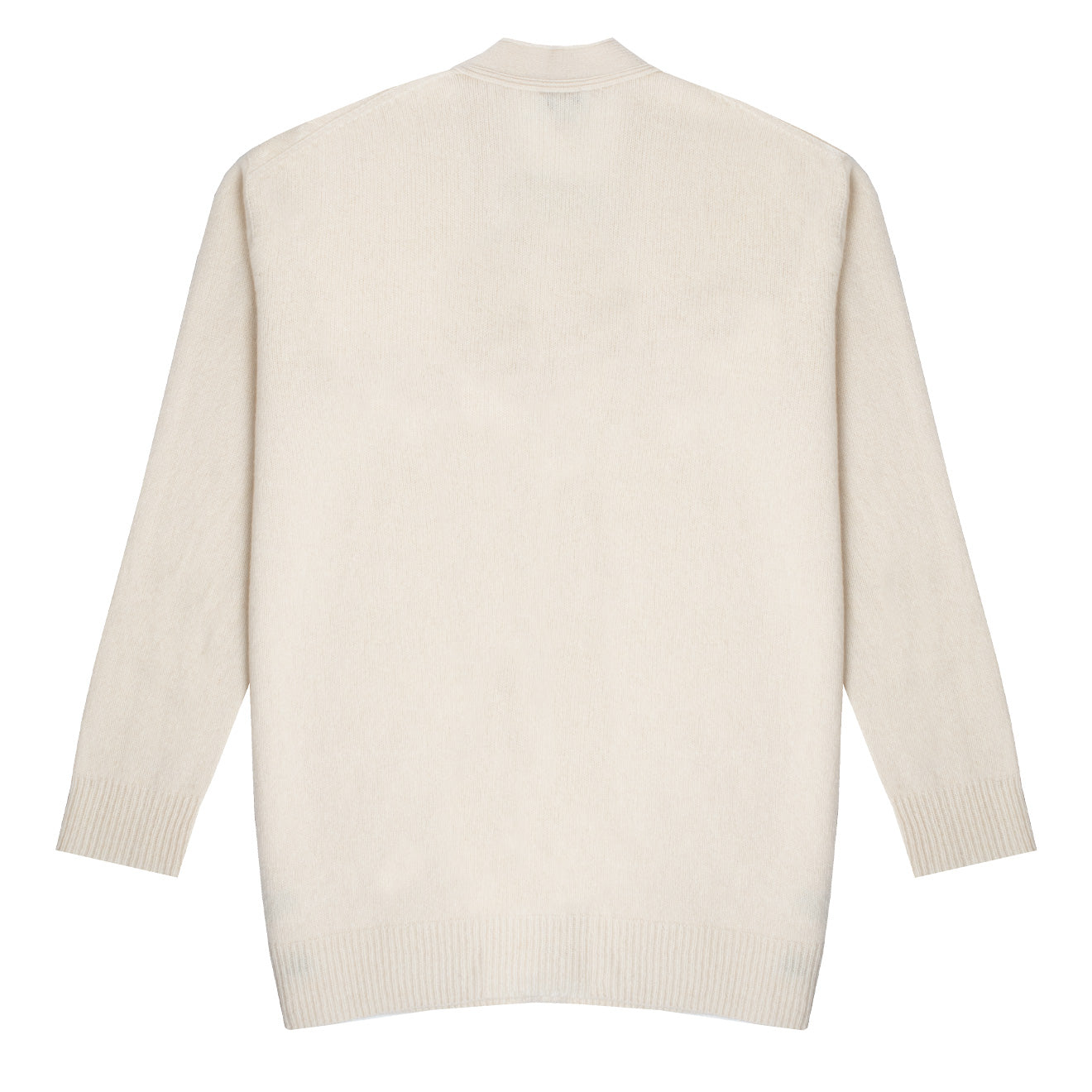 Sunspel Womens Lambswool Cardigan Ecru - The Sporting Lodge