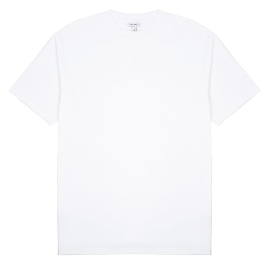 Sunspel Womens Oversized T-Shirt White - The Sporting Lodge