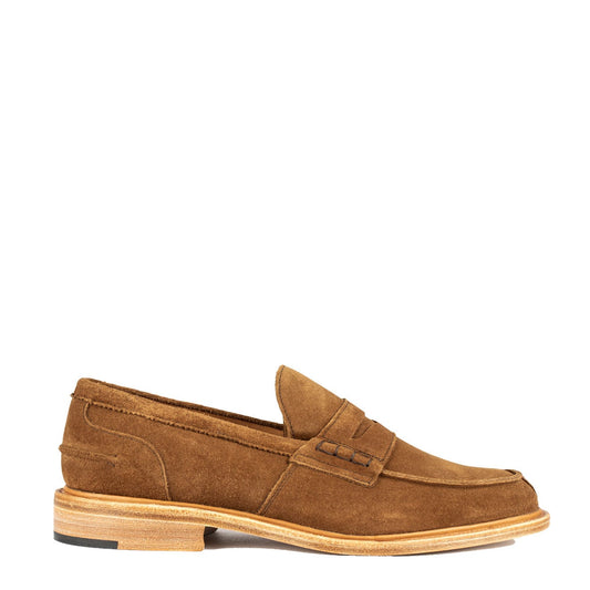 Trickers James Penny Loafer Snuff Repello Suede - The Sporting Lodge