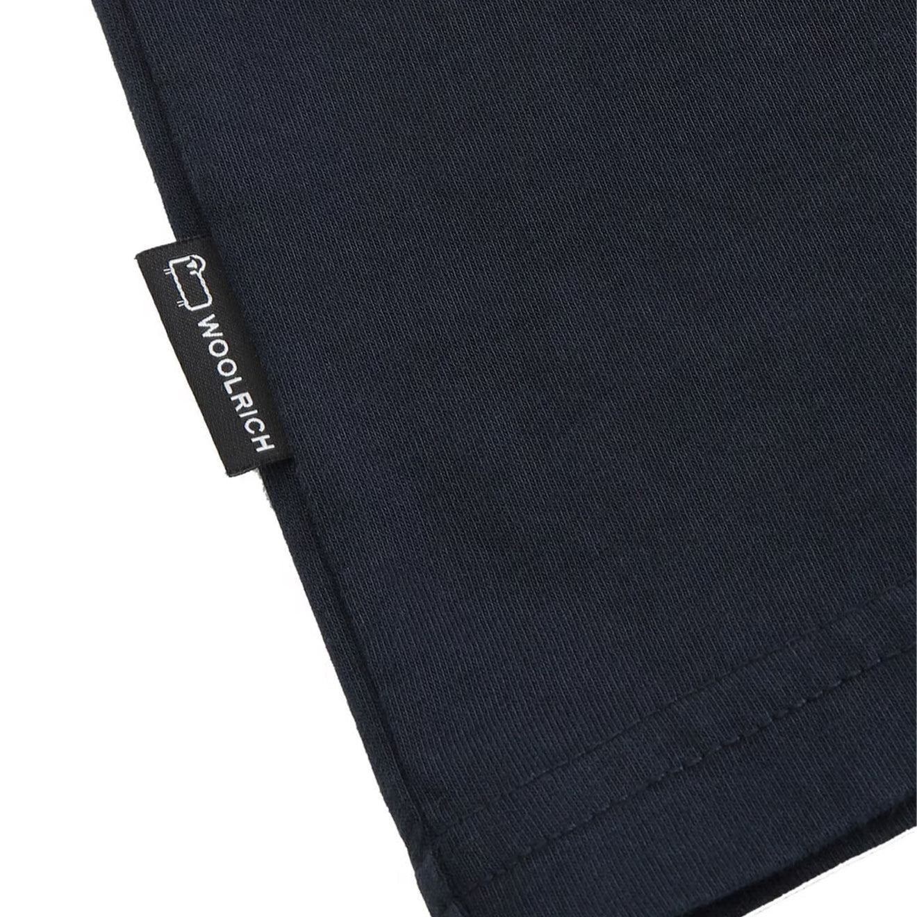 Woolrich Intarsia T-Shirt Melton Blue - The Sporting Lodge