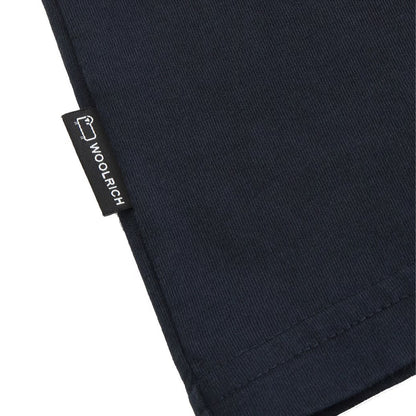 Woolrich Intarsia T-Shirt Melton Blue - The Sporting Lodge