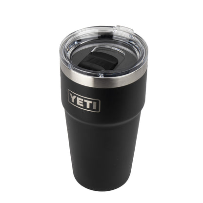 YETI Rambler 16oz Pint MS Black - The Sporting Lodge