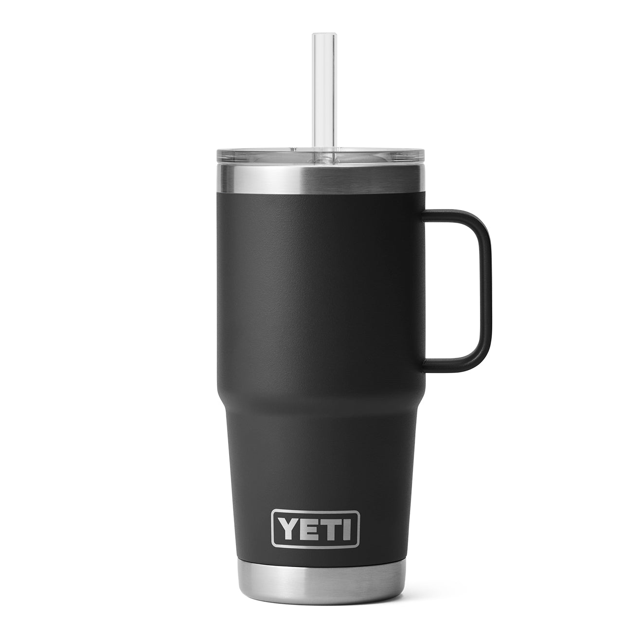 YETI Rambler 25oz Straw Mug Black | The Sporting Lodge