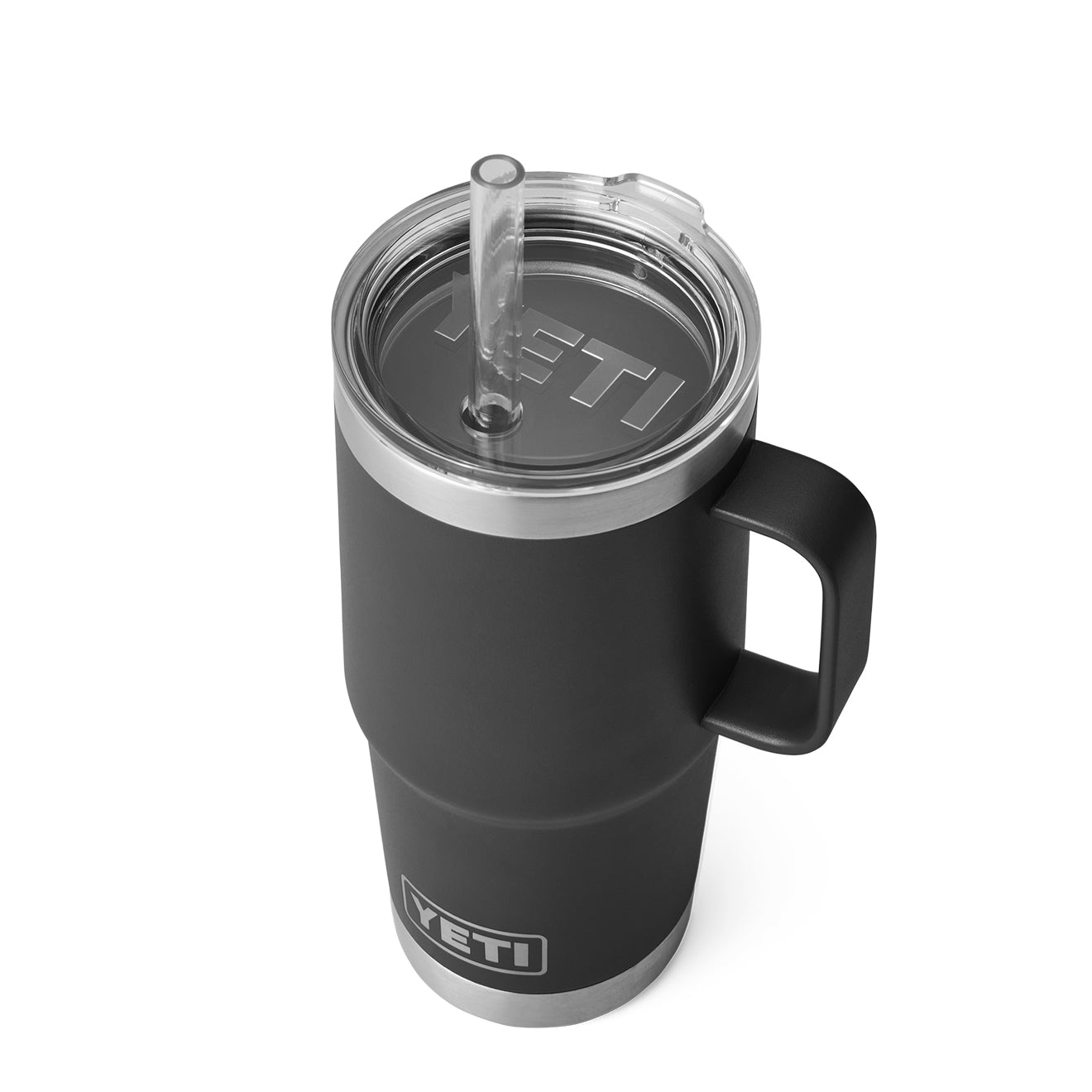 YETI Rambler 25oz Straw Mug Black - The Sporting Lodge