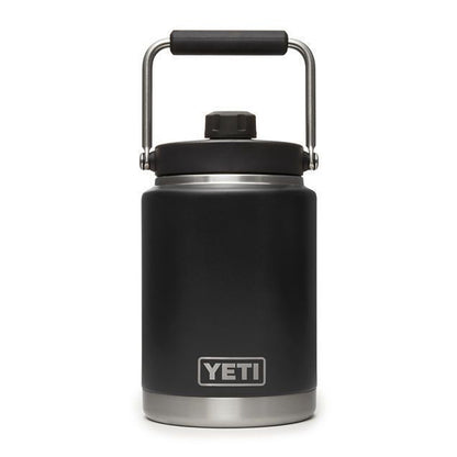 YETI Rambler Half Gallon Jug Black - The Sporting Lodge