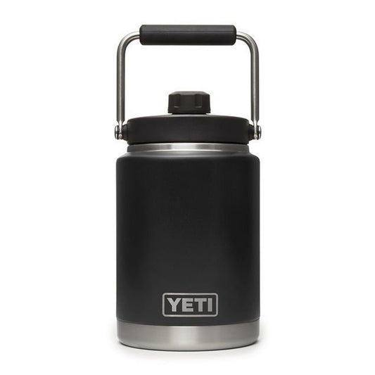 YETI Rambler Half Gallon Jug Black - The Sporting Lodge