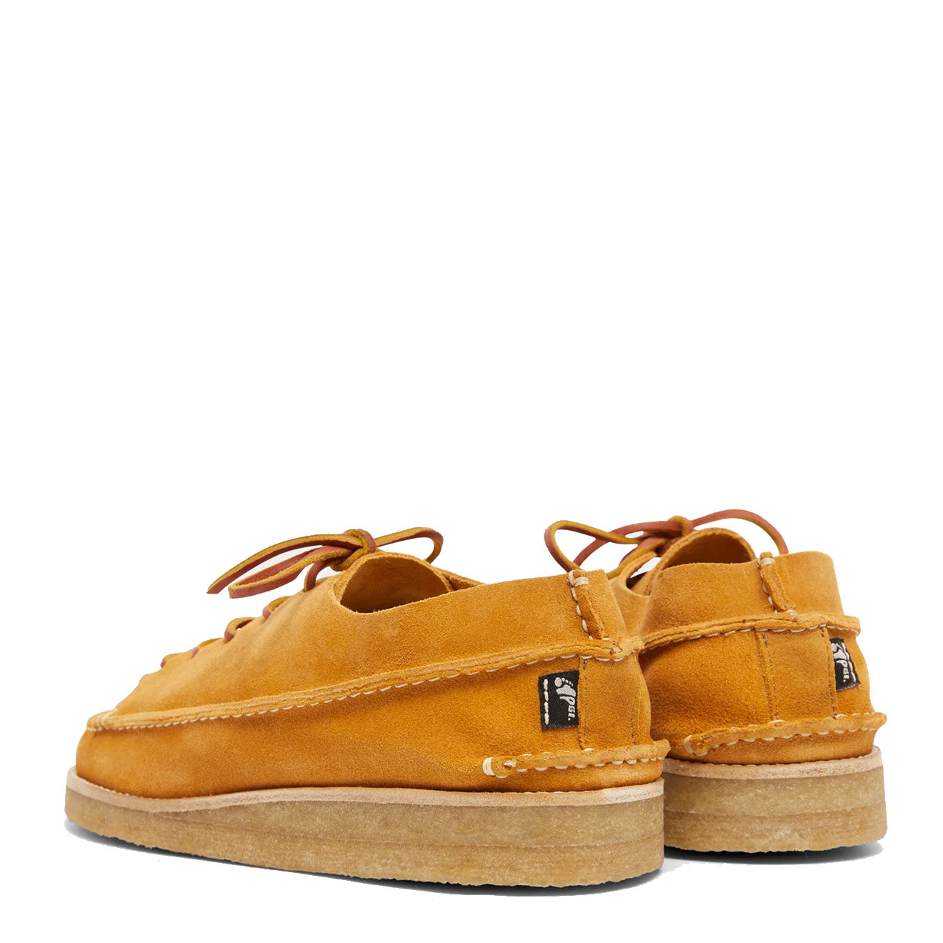 Yogi Finn Suede Lace Up Show On Crepe Turmeric - The Sporting Lodge