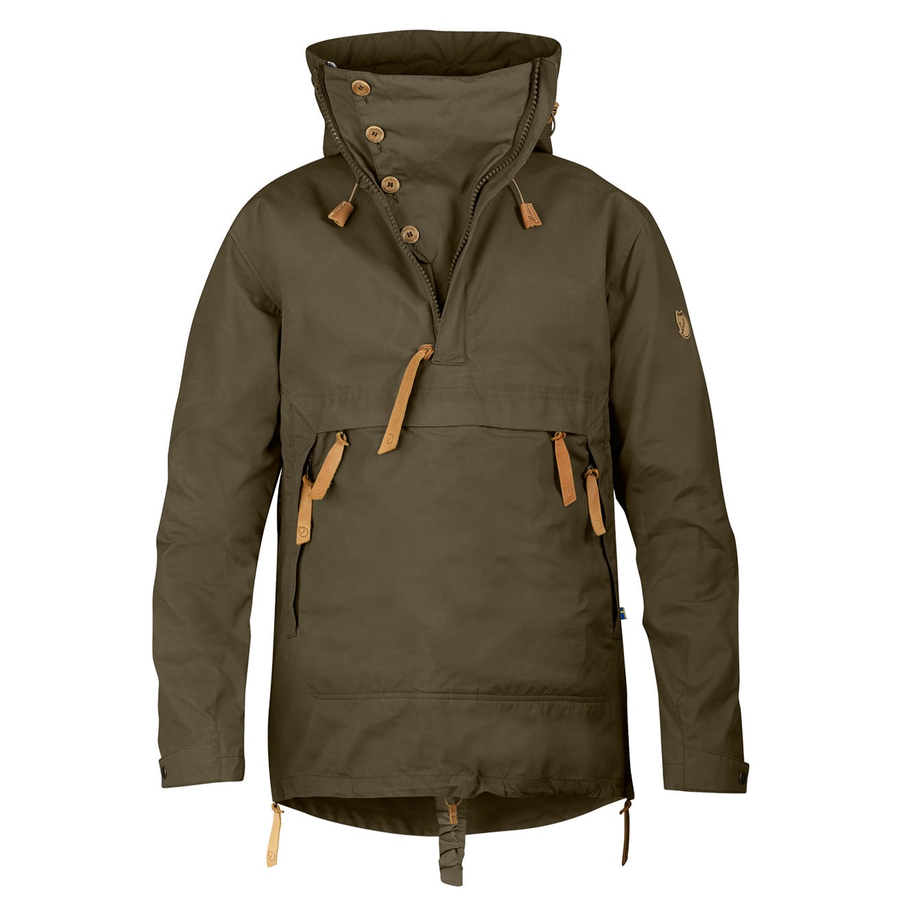 Fjallraven Anorak No. 8 Dark Olive | The Sporting Lodge