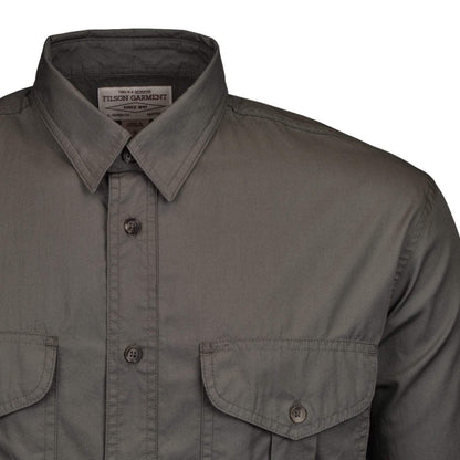 Filson Feather Cloth Shirt Light Olive - The Sporting Lodge