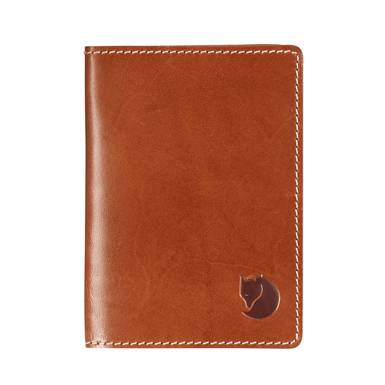 Fjallraven Leather Passport Cover Leather Cognac - The Sporting Lodge