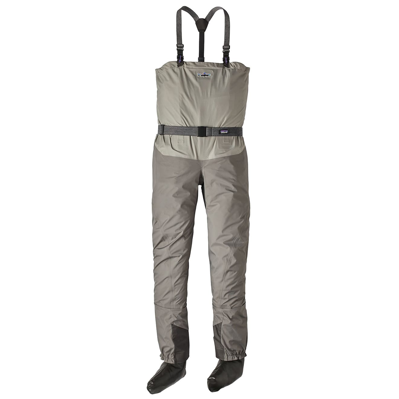 Patagonia Middle Fork Packable Waders Regular Hex Grey - The Sporting Lodge