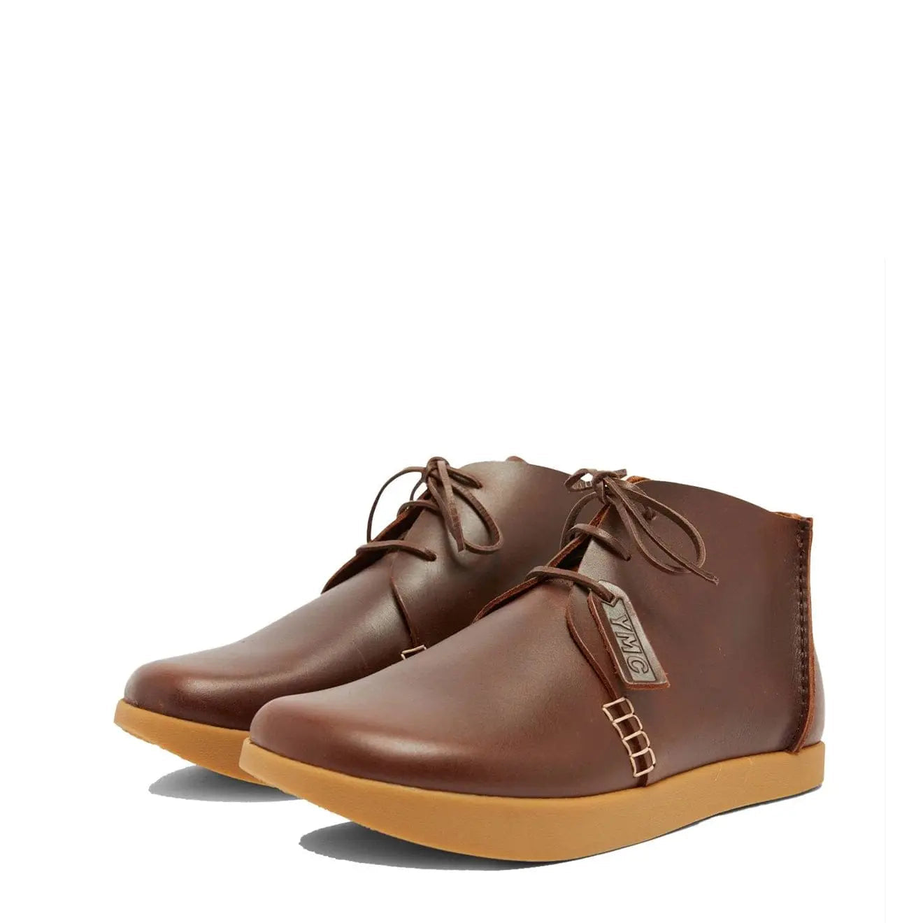 Yogi x YMC Womens Archer Leather Shoes Brown - The Sporting Lodge